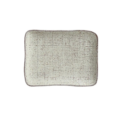 Porto Brasil Juta Rectangular Platter Stoneware Pistache ( Case of 12)