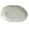 Porto Brasil Bio Shallow Oval Platter 11.81 in. Stoneware Pistache ( Case of 12)