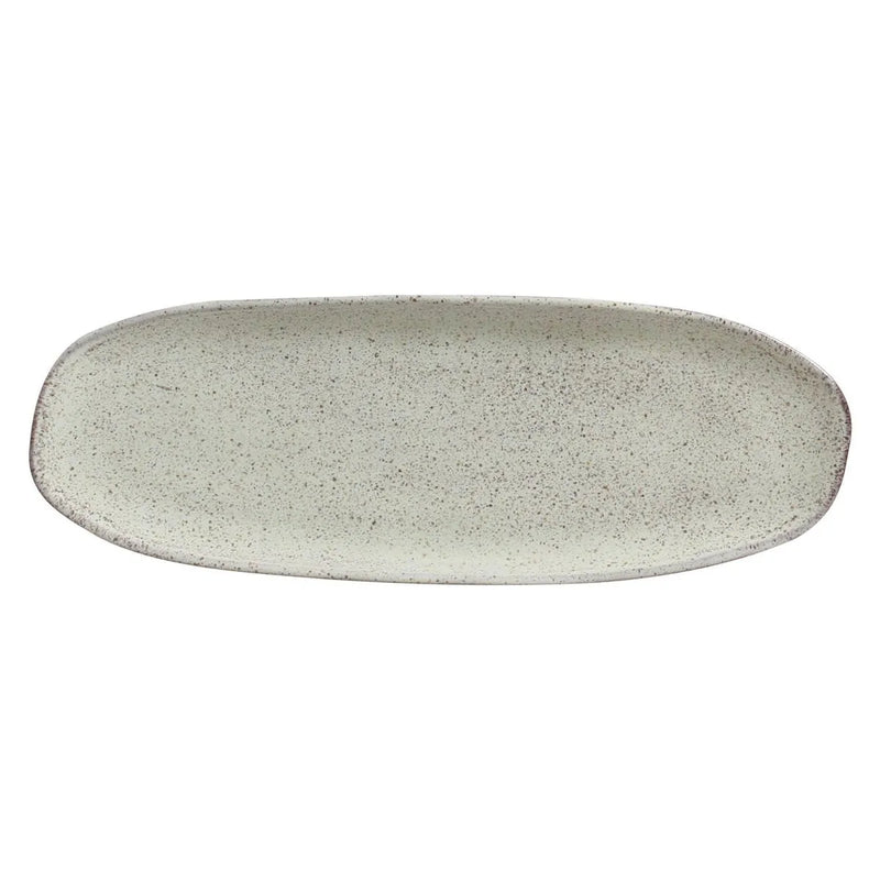 Porto Brasil Shallow Oval Platter Stoneware Pistache ( Case of 12)
