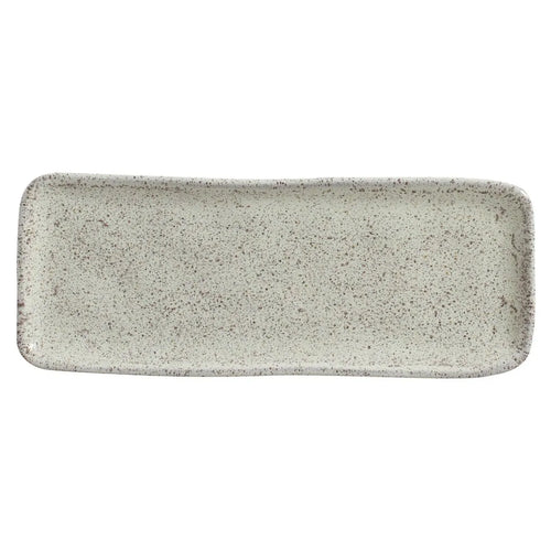 Porto Brasil Organic Rectangular Platter Stoneware Pistache ( Case of 12)