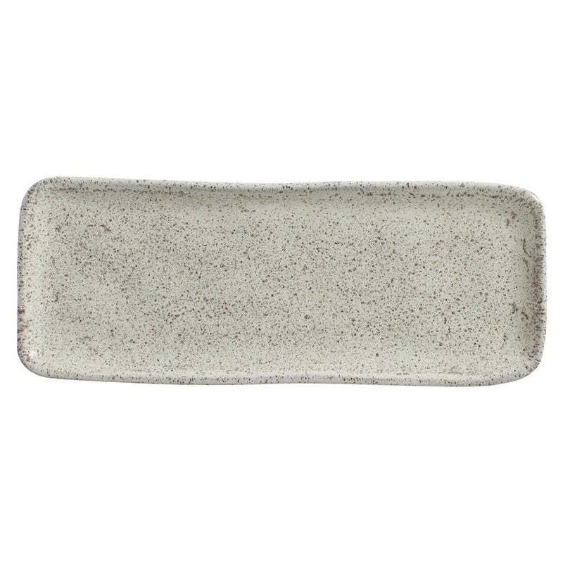 Porto Brasil Organic Rectangular Platter Stoneware Pistache ( Case of 12)