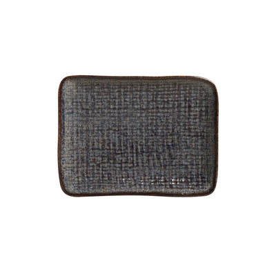 Porto Brasil Juta Rectangular Platter Stoneware Titanium ( Case of 12)