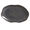 Porto Brasil Bio Shallow Oval Platter 11.81 in. Stoneware Titanium ( Case of 12)
