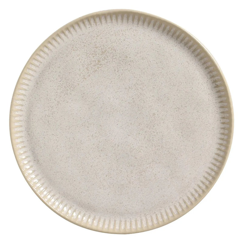 Porto Brasil Linhas Plates Stoneware Latte ( Case of 12)