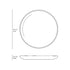 Porto Brasil Bio Round Dinner Plate Stoneware Breeze ( Case of 12)