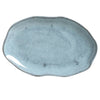 Porto Brasil Bio Shallow Oval Platter 11.81 in. Stoneware Breeze ( Case of 12)