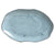 Porto Brasil Bio Shallow Oval Platter 11.81 in. Stoneware Breeze ( Case of 12)