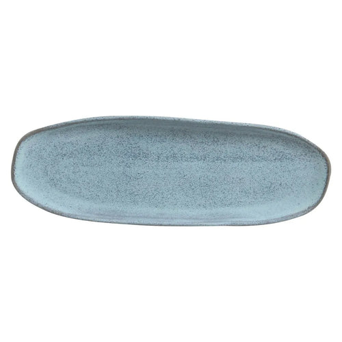 Porto Brasil  Shallow Oval Platter Stoneware Breeze ( Case of 12)