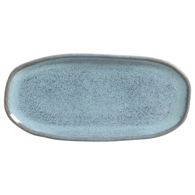 Porto Brasil  Shallow Oval Platter Stoneware Breeze ( Case of 12)
