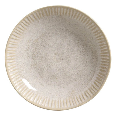 Porto Brasil Linhas Plates Stoneware Latte ( Case of 12)