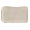 Porto Brasil Juta Rectangular Platter Stoneware Latte ( Case of 12)