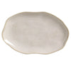 Porto Brasil Bio Shallow Oval Platter 11.81 in. Stoneware Latte ( Case of 12)