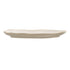Porto Brasil Bio Shallow Oval Platter 11.81 in. Stoneware Latte ( Case of 12)