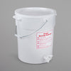 Cambro Commercial 6 Gallon Beverage Dispenser with Drip-Proof Faucet, Measuring Graduations and Snap-On Lid