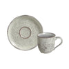 Porto Brasil Coffee Cup With Saucer Stoneware Pistache ( Case of 12)