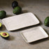 Porto Brasil Juta Rectangular Platter Stoneware Latte ( Case of 12)