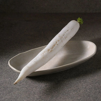 Porto Brasil Organic Deep Oval Platter 21.97" Stoneware Latte ( Case of 12)
