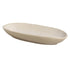 Porto Brasil Organic Deep Oval Platter 21.97" Stoneware Latte ( Case of 12)