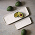 Porto Brasil Organic Rectangular Platter Stoneware Latte ( Case of 12)
