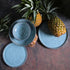 Porto Brasil Linhas Plates Stoneware Breeze ( Case of 12)