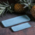 Porto Brasil Organic Rectangular Platter Stoneware Breeze ( Case of 12) (Copy)