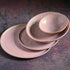 Porto Brasil Oval Plates Stoneware Litchi ( Case of 12)
