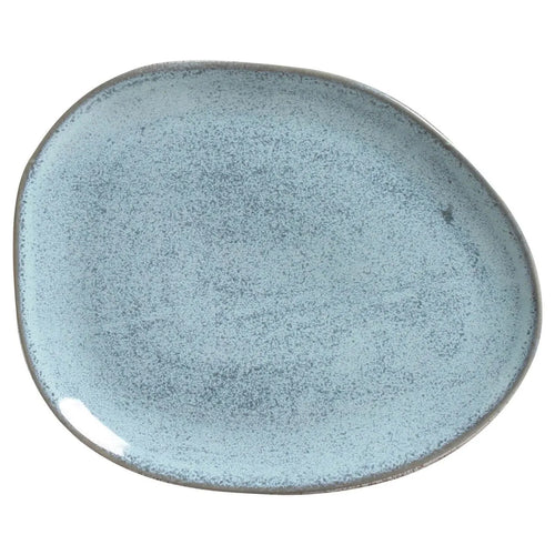 Porto Brasil Oval Plates Stoneware Breeze ( Case of 12)
