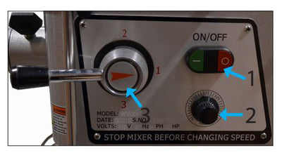 Omcan MX-CN-0030-T 30QT Planetary Mixer with Guard and Timer – 110V, 1500W