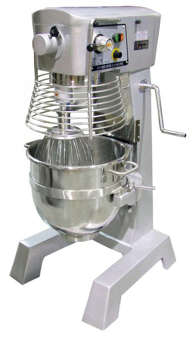 Omcan MX-CN-0030-T 30QT Planetary Mixer with Guard and Timer – 110V, 1500W