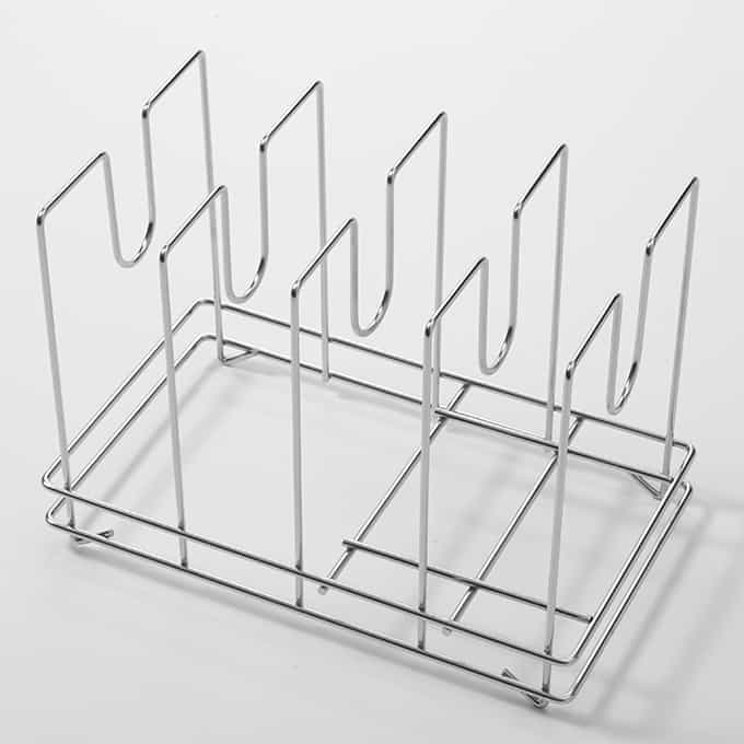 American MetalCraft 18040 pizza screen rack with chrome-plated steel construction