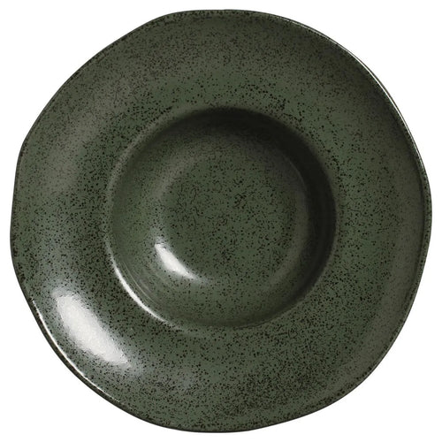 Porto Brasil Deep Rim Plate Stoneware Greenery ( Case of 12)