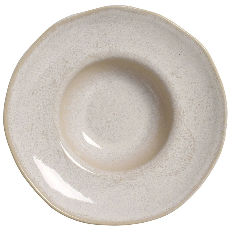 Porto Brasil Deep Rim Plate Stoneware Latte ( Case of 12)