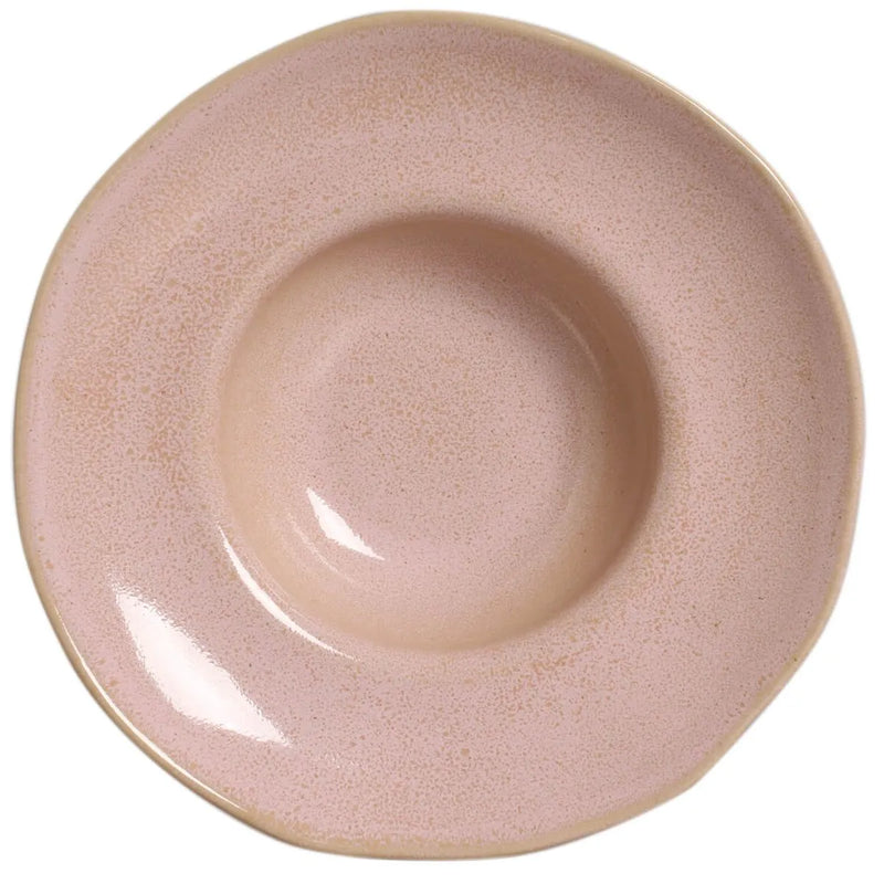 Porto Brasil Deep Rim Plate Stoneware Litchi ( Case of 12)