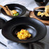 Porto Brasil Deep Rim Plate Stoneware Matte Black ( Case of 12)