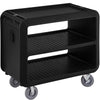 Cambro Service Cart Pro Large Open with 2 Fixed & 2 Swivel Casters