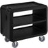 Cambro Service Cart Pro Large Open with 2 Fixed & 2 Swivel Casters