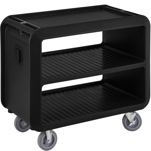 Cambro Service Cart Pro Large Open with 2 Fixed & 2 Swivel Casters