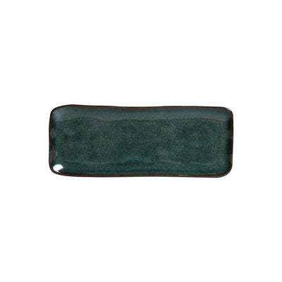 Porto Brasil Organic Rectangular Platter Stoneware Oceano ( Case of 12)