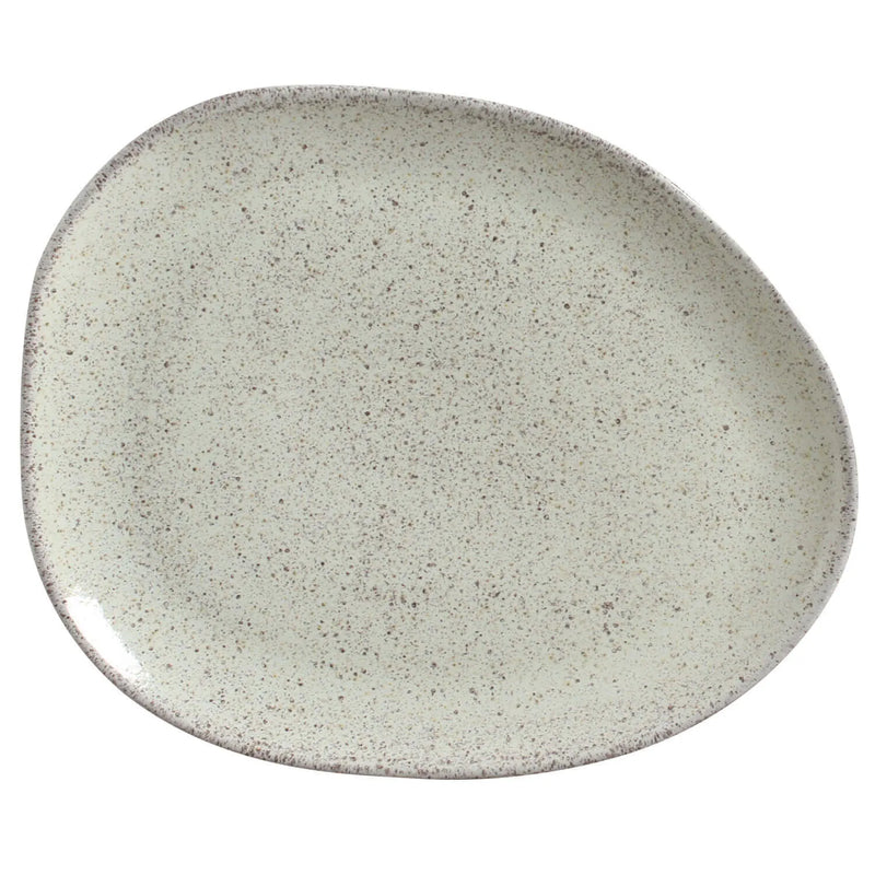 Porto Brasil Oval Plates Stoneware Pistache ( Case of 12)