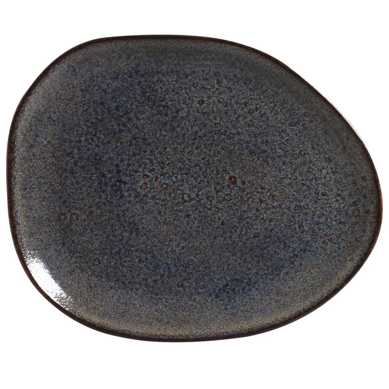 Porto Brasil Oval Plates Stoneware Titanium ( Case of 12)