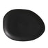 Porto Brasil Oval Plates Stoneware Matte Black ( Case of 12)