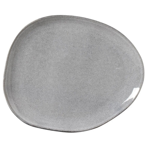 Porto Brasil Oval Plates Stoneware Dust ( Case of 12)