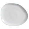 Porto Brasil Oval Plates Stoneware New White ( Case of 12)