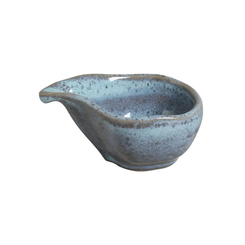 Porto Brasil Organic Teardrop 1.35" Stoneware Breeze ( Case of 12)