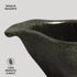 Porto Brasil Organic Teardrop 1.35" Stoneware Greenery ( Case of 12)