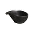 Porto Brasil Organic Teardrop 1.35" Stoneware Matte Black  ( Case of 12)