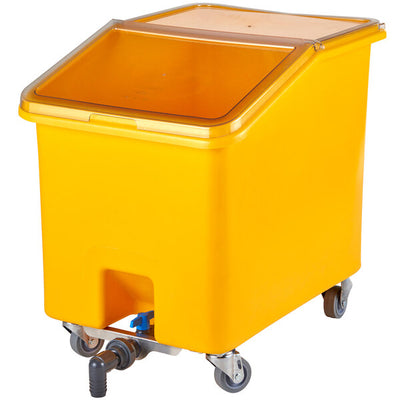 Cambro Camsquare® 37 Gallon Ingredient Bin with Sliding Lid & Drain Shelf