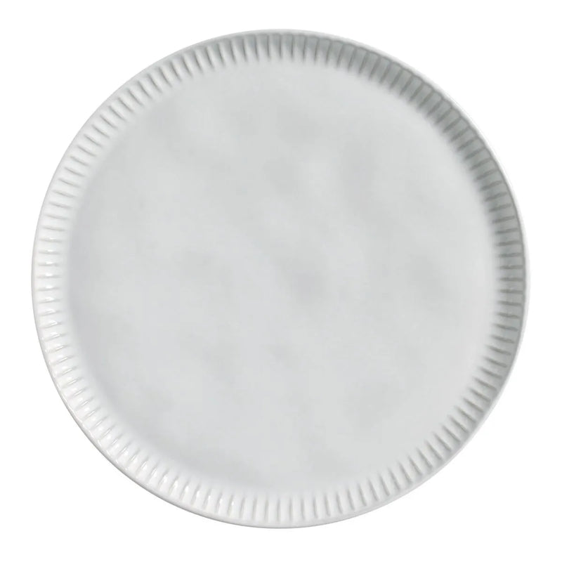 Porto Brasil Linhas Plates Stoneware New White ( Case of 12)