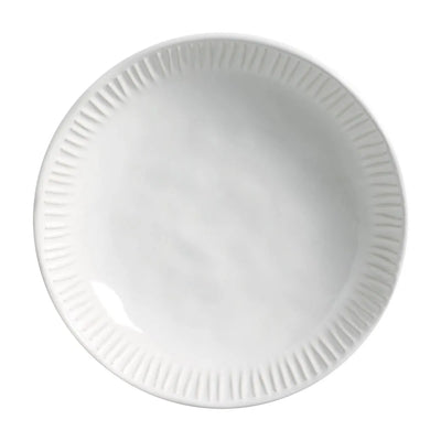 Porto Brasil Linhas Plates Stoneware New White ( Case of 12)