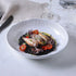 Porto Brasil Linhas Plates Stoneware New White ( Case of 12)